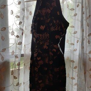 Lace lined mini dress